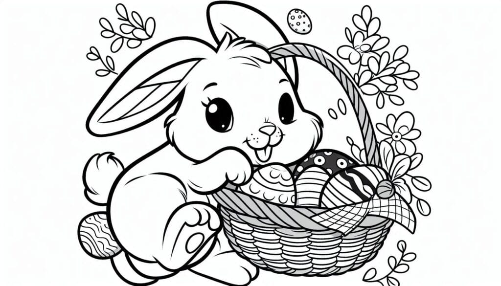 Coloring Page Bunny