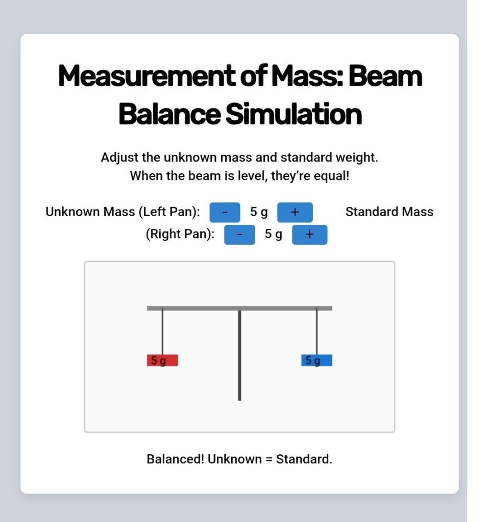 5.6 Beam Balance Simulation